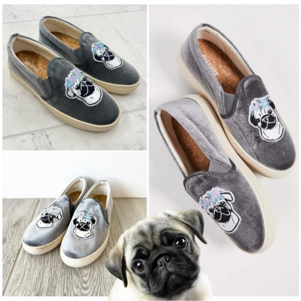 NWT Soludos Flower Pug Slip On Sneaker Various Sizes